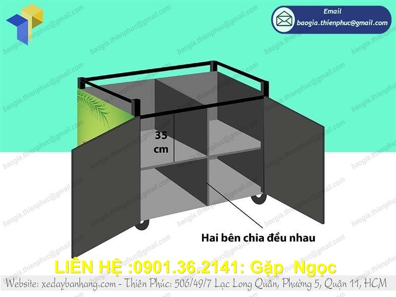 xe sắt không mái đẹp giá rẻ tại hcm