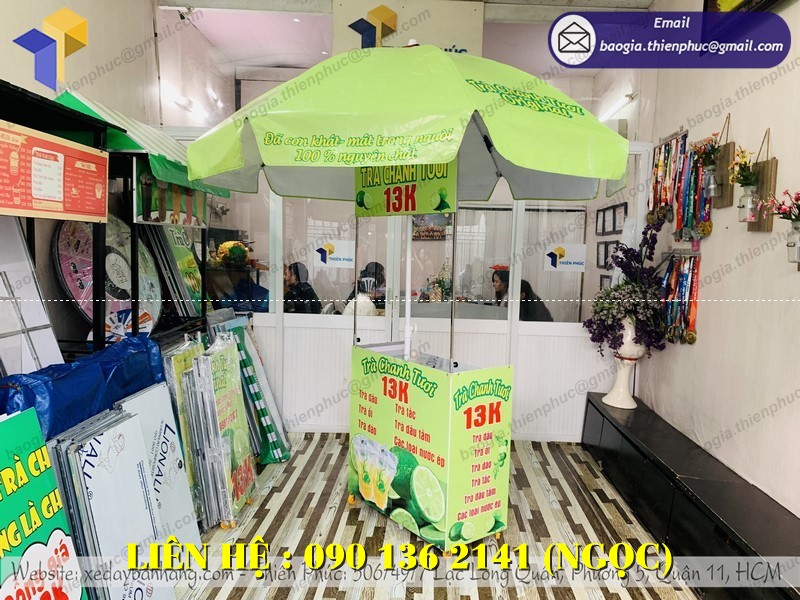 xe trà chanh lắp ráp