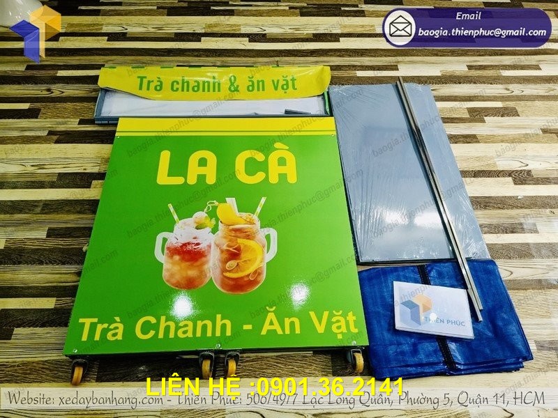 xlr bán nước  trà dâu trà đào gấp gọn nhất tại tphcm