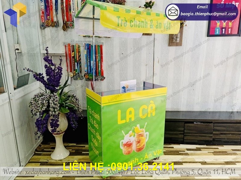 xlr bán nước trà đào trà dâu gấp gọn nhất tại tp